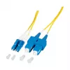 EFB Elektronik O0360.1-1.2 Cavo patch in fibra ottica 1 m LC Duplex su SC Duplex OS2 Singlemode giallo