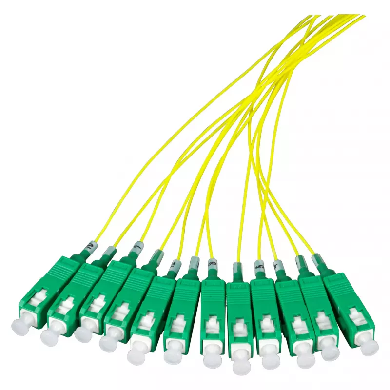EFB Elektronik Pigtail FTTH SC/APC OS2 G.657.A2 9/125µm Giallo 2m