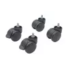 EFB Elektronik Set di Ruote per Armadi e Contenitori a Parete Serie OFFICE (OFF-ROL01)