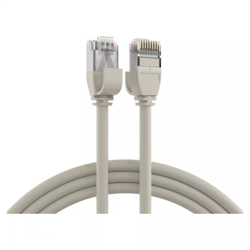 EFB Elektronik Cavo Patch RJ45 Cat.6A U/FTP TPE 4mm Ultraflex Grigio 1m