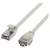 EFB Elektronik Cavo Patch RJ45 Cat.6A U/FTP TPE 4mm Ultraflex Grigio 1m
