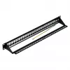 EFB Pannello di Distribuzione 19 inch 1U 24 Porte Schermato Cat.6A Nero RAL9005