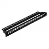 EFB Pannello di Distribuzione 19 inch 1U 24 Porte Schermato Cat.6A Nero RAL9005