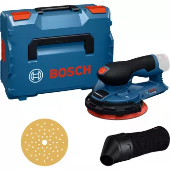 Bosch Professional GEX 12V-150-3 Levigatrice Orbitale a Batteria (12V, 150 mm, Motore Brushless EC, in L-BOXX)