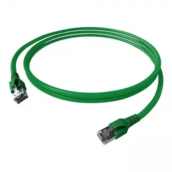 EasyLan FlexBoot Cavo Patch Cat.6A S/FTP, Verde, 0,50m
