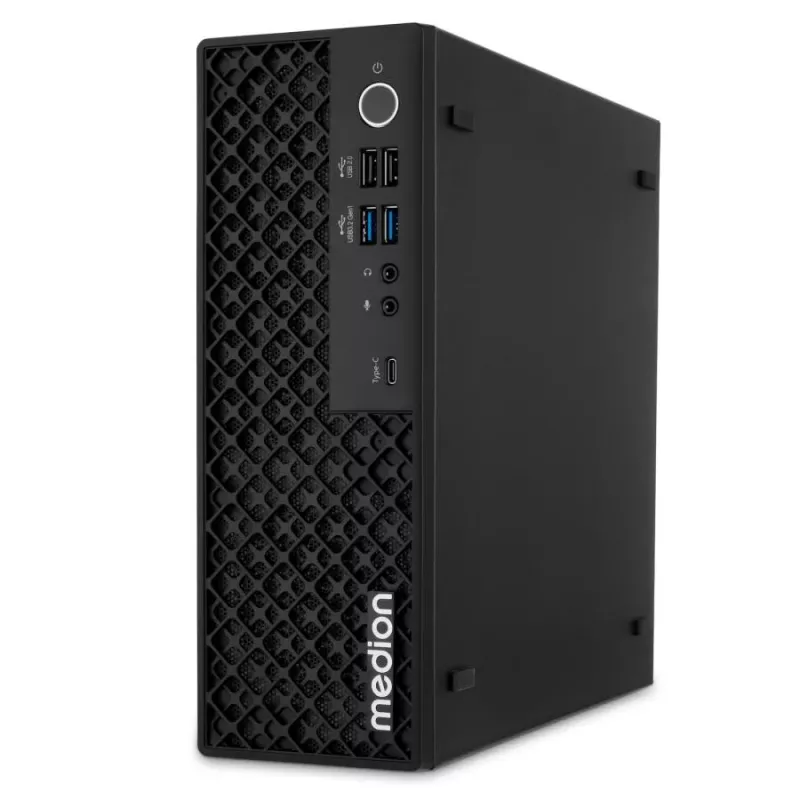MEDION Picoworx T80 III Mini PC, Intel Core Ultra 7 258V, 32 GB RAM, 1 TB SSD, Windows 11 Pro, Nero