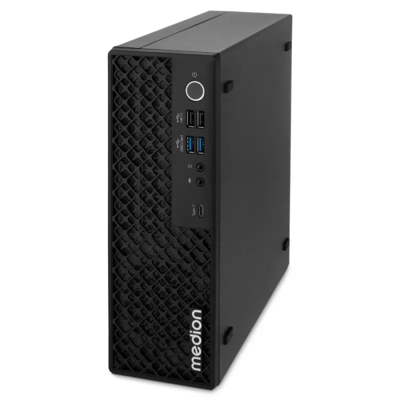 MEDION Picoworx T80 III Mini PC, Intel Core Ultra 7 258V, 32 GB RAM, 1 TB SSD, Windows 11 Pro, Nero