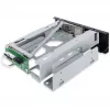 ICY DOCK TurboSwap MB171SP-1B rack mobile senza vassoio e senza ventola per HDD SAS/SATA da 3,5 pollici, per vano da 5,25 pollici
