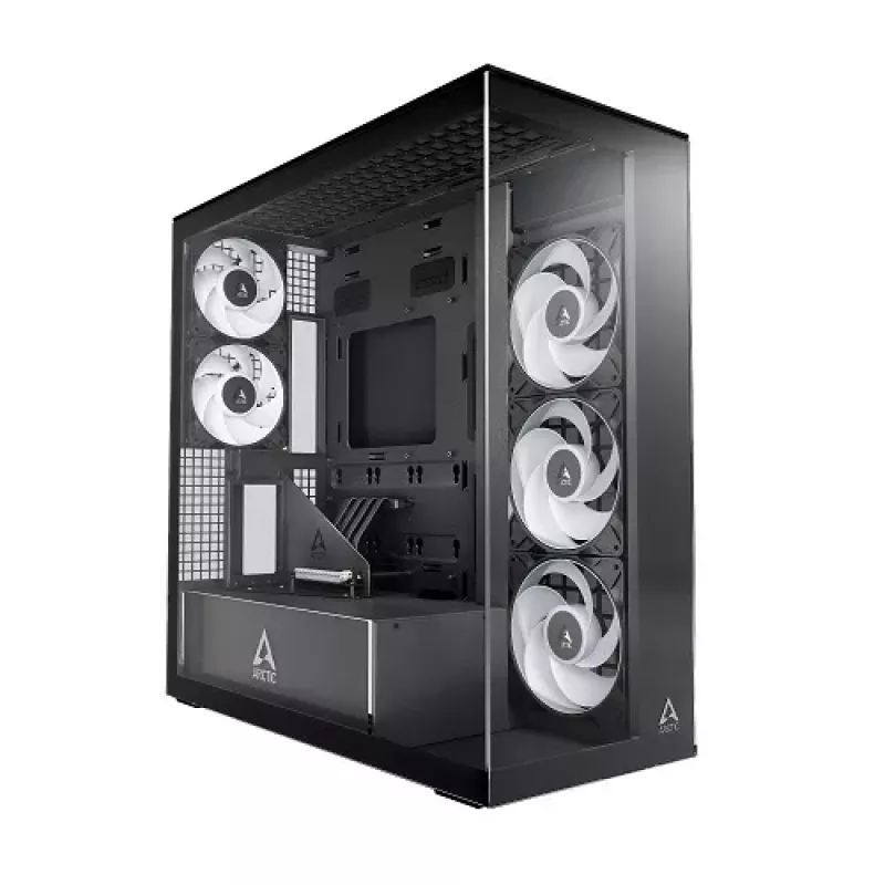 ARCTIC Xtender VG Case PC Midi Tower, ATX, Nero, vetro trasparente