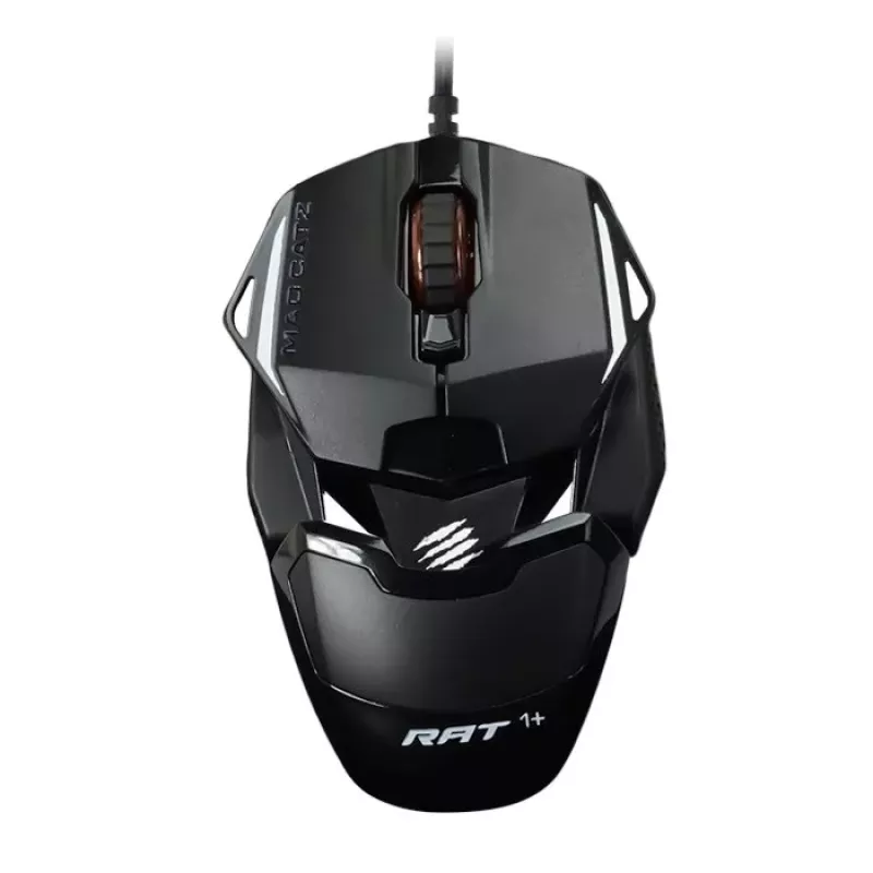 Mad Catz THE AUTHENTIC R.A.T. 1+ mouse gaming (MR01MCINBL000-0) - nero/rosso