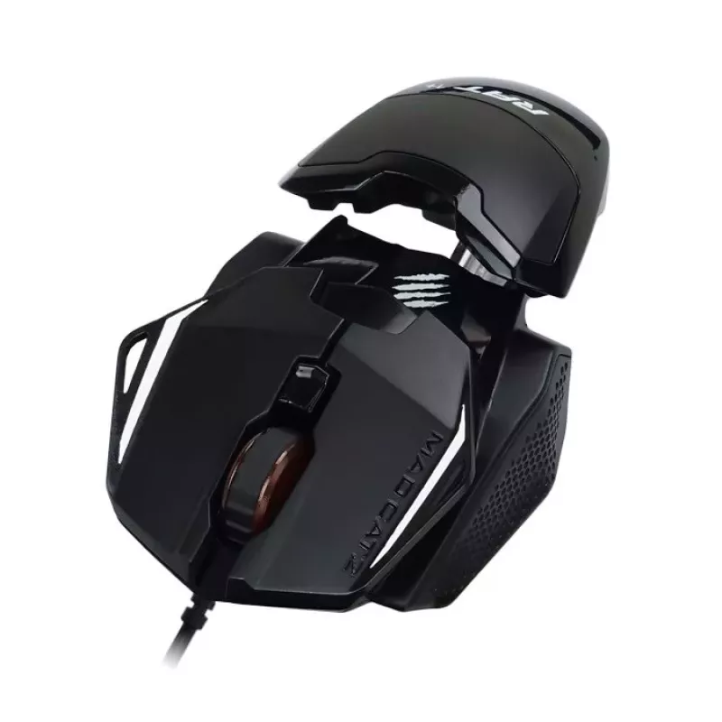 Mad Catz THE AUTHENTIC R.A.T. 1+ mouse gaming (MR01MCINBL000-0) - nero/rosso