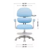 MARK ADLER Junior 4.4 sedia girevole blu
