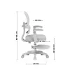 MARK ADLER Junior 4.4 sedia girevole grigio per ufficio