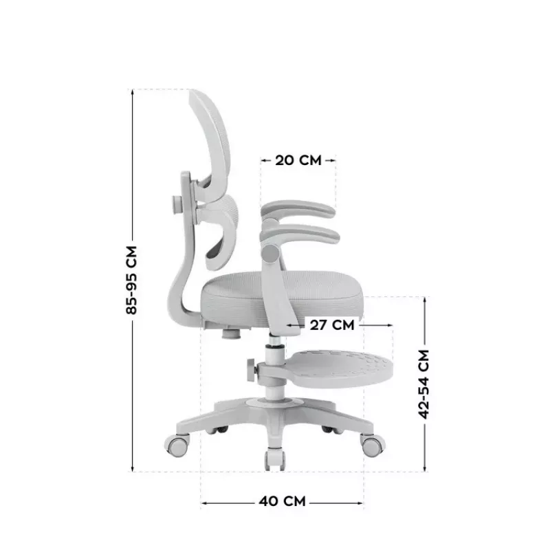 MARK ADLER Junior 4.4 sedia girevole grigio per ufficio