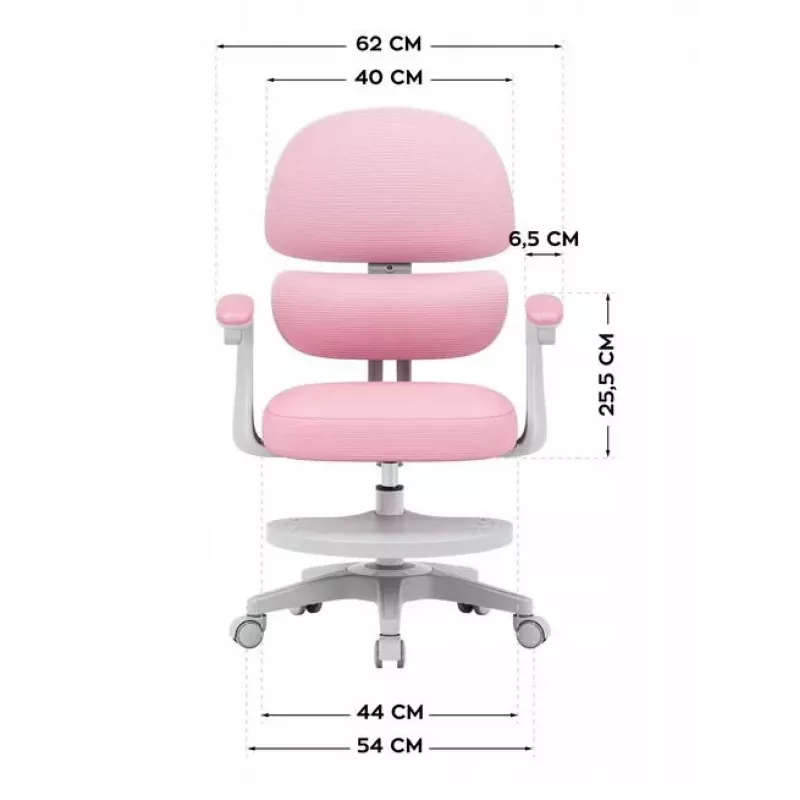 MARK ADLER Junior 4.4 sedia girevole da scrivania rosa