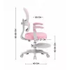 MARK ADLER Junior 4.4 sedia girevole da scrivania rosa