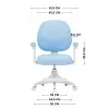 MARK ADLER Junior 3.1 sedia girevole blu