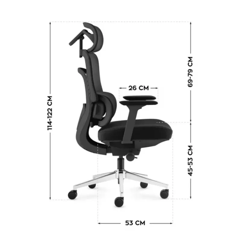MARK ADLER Visioner 6.1 Black N sedia da ufficio