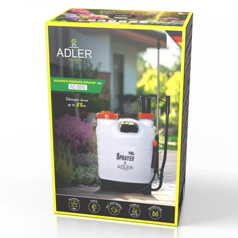 Adler AD 6810 spruzzatore a zaino 16L
