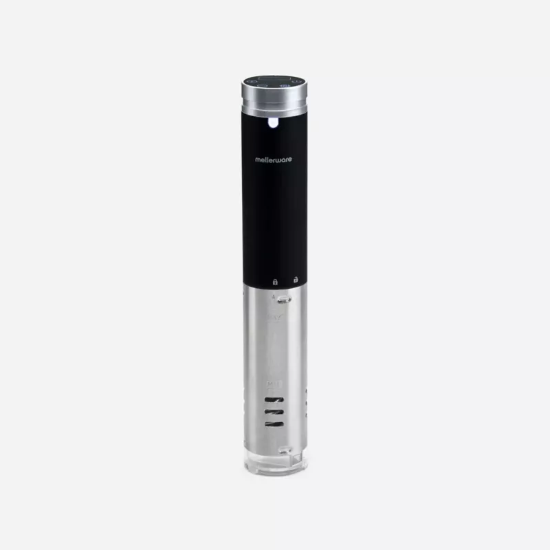 Mellerware Cheffy sous vide nero, acciaio inox