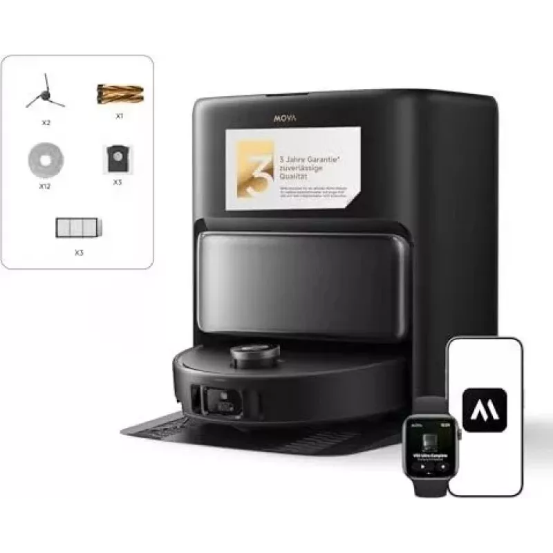 Dreame Mova V50 Ultra Complete, Combi - nero