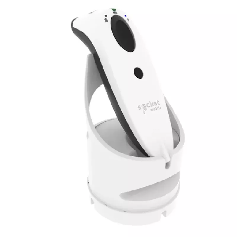 Socket Mobile SocketScan S720 lettore di codici a barre palmare 1D 2D wireless Bluetooth bianco con base di ricarica