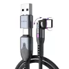 STATIK PowerPivot Pro cavo USB-C su USB-C intrecciato in nylon 3m nero