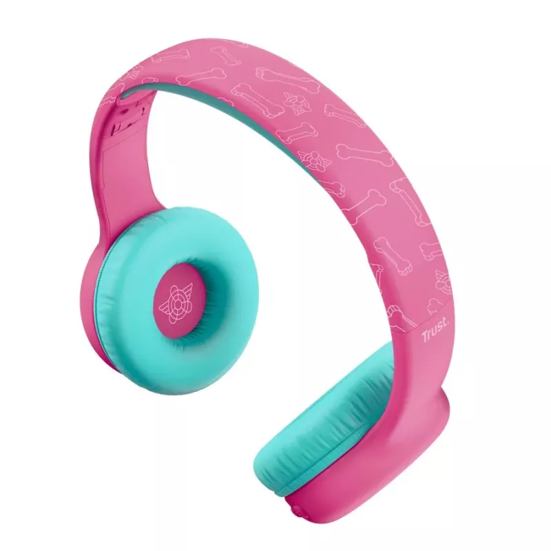 TRUST Nouna cuffie wireless per bambini Paw Patrol rosa