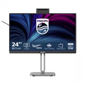 Philips 24B2U4301H 4000 Series monitor IPS Full HD 23,8 pollici con USB-C 90W PD, webcam, altoparlanti, KVM