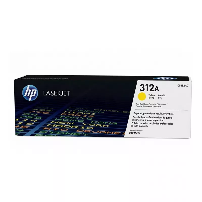 HP 312A (CF382AC) cartuccia toner originale, giallo, 2.700 pagine