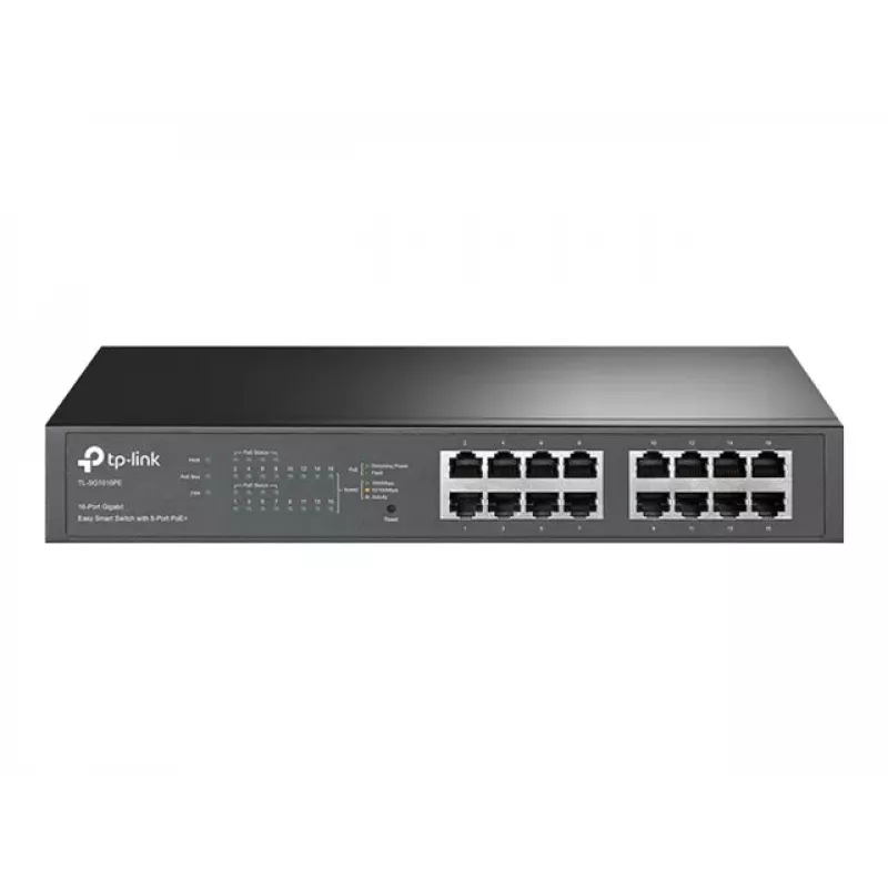 TP-LINK TL-SG1016PE switch Gigabit Easy Smart PoE+ 16 porte (110W, 8 porte PoE+, montaggio a rack)