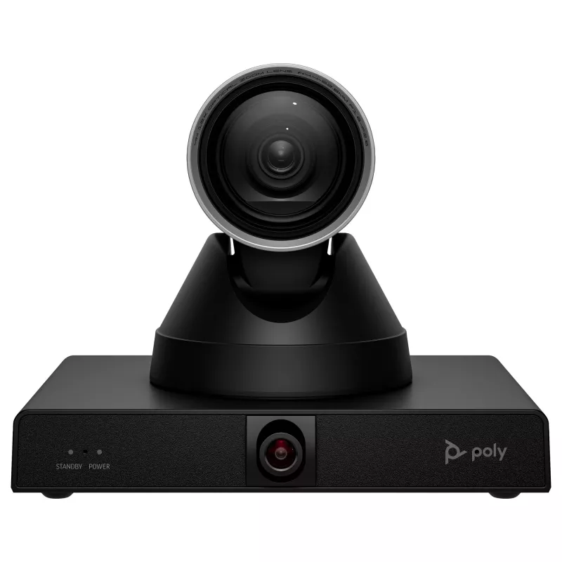 Poly Studio E60 videocamera PTZ per conferenze - 4K UHD, doppio 8MP, PoE+