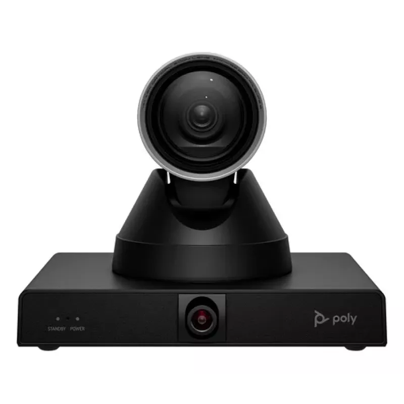 Poly Studio E60 videocamera PTZ per conferenze - 4K UHD, doppio 8MP, PoE+