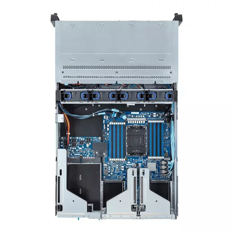 Giga Computing GigaByte R263-S30-AAH2 server barebone rackmount 2U, Intel di 5ª/4ª generazione, 12 vani da 3,5/2,5 pollici, 2 alimentatori da 1300 W