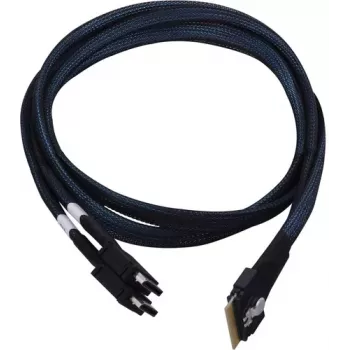 Microchip Adaptec cavo NVMe interno 1x SFF-8654 x8 a 2x SFF-8612 x4 (OCuLink) 0,8 m SlimSAS a OCuLink per unità NVMe