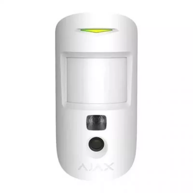 AJAX rilevatore di movimento wireless MotionCam HD con conferma fotografica bianco
