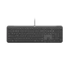 Logitech Signature Slim Wired K620 for Business, layout svizzero, grafite