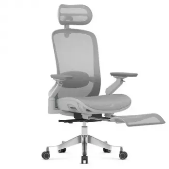 MARK ADLER Leadpro 8.7 sedia da ufficio grigio con poggiatesta e meccanismo basculante