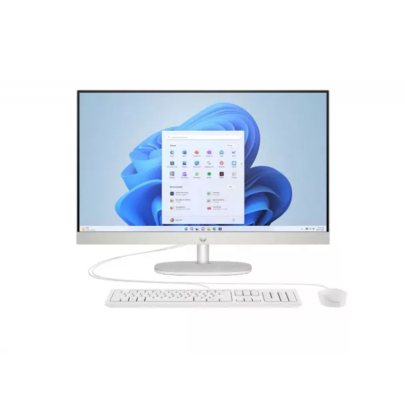 HP All-in-One 27-cr0004nc, AMD Ryzen 7 7730U, 32 GB RAM, 1 TB SSD, 27 pollici Full HD IPS, Windows 11 Home, bianco (ricondizionato)