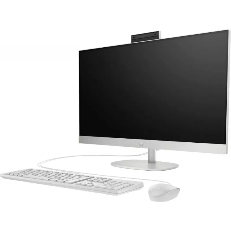 HP All-in-One 27-cr0154nh, Intel Core i7-1355U, 8GB RAM, 512GB SSD, 27 pollici Full HD touchscreen, Windows 11 Home, bianco (ricondizionato)