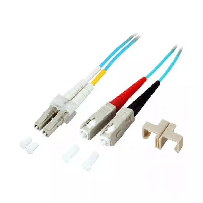 EFB Cavo patch duplex LC-SC OM3 20m LSZH 2mm Aqua