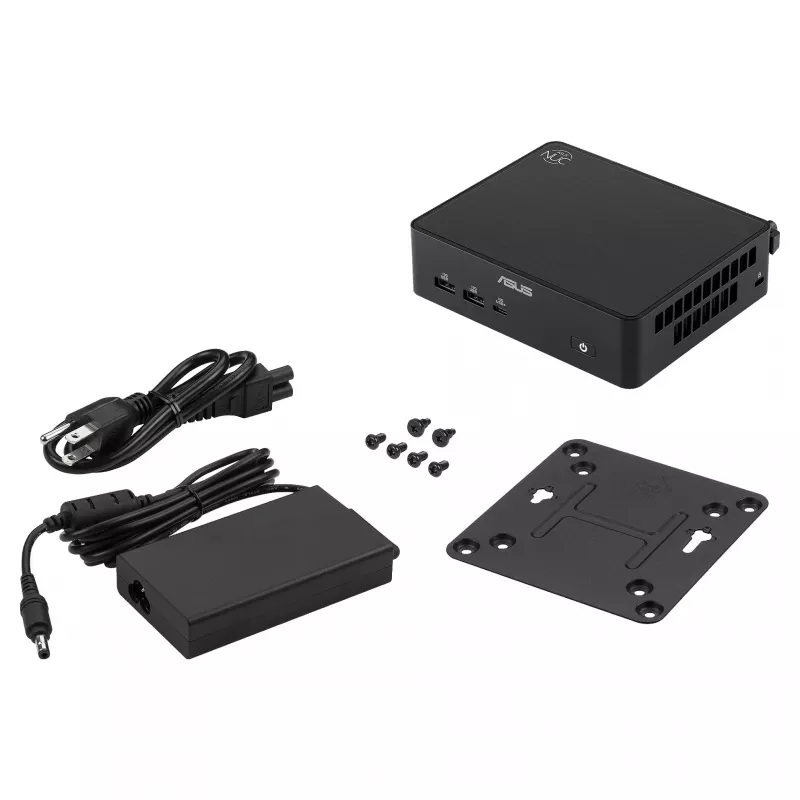 ASUS NUC 16 Pro Grand Canyon RNUC16GDKV560002 Slim Kit barebone mini PC, Intel Core Ultra 5 vPro, cavo EU, senza sistema operativo, nero