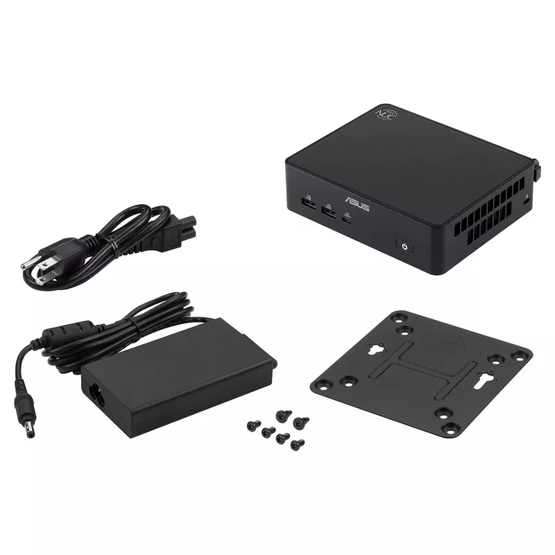 ASUS NUC 16 Pro Grand Canyon RNUC16GDKV560002 Slim Kit barebone mini PC, Intel Core Ultra 5 vPro, cavo EU, senza sistema operativo, nero