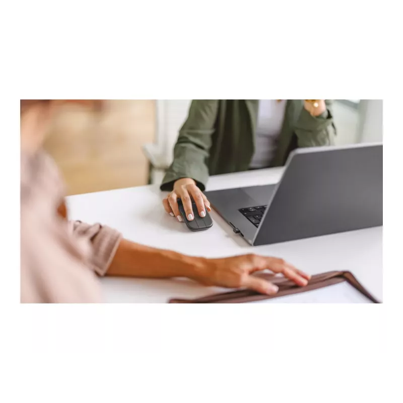 Logitech Mobi Fold for Business - Mouse wireless - per destrorsi - grafite