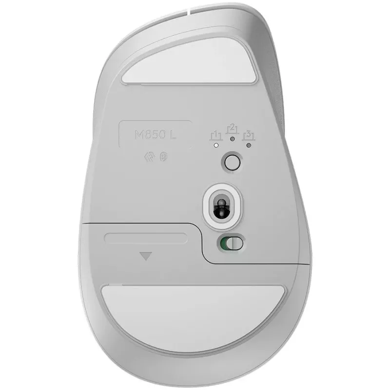 Logitech Signature Comfort Plus M850L Mouse Wireless - Bianco panna - Bluetooth