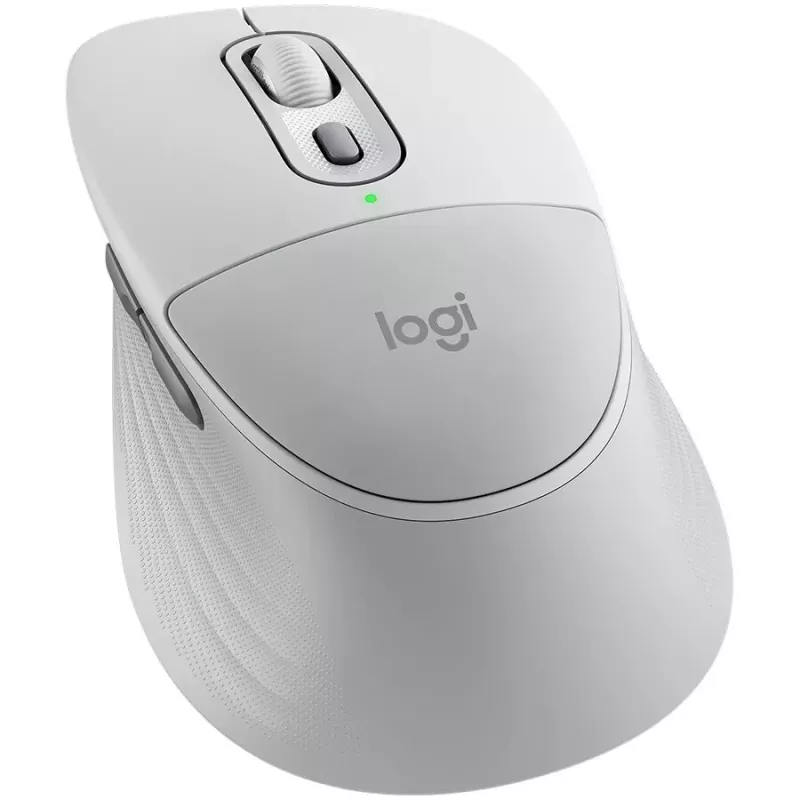 Logitech Signature Comfort Plus M850L Mouse Wireless - Bianco panna - Bluetooth