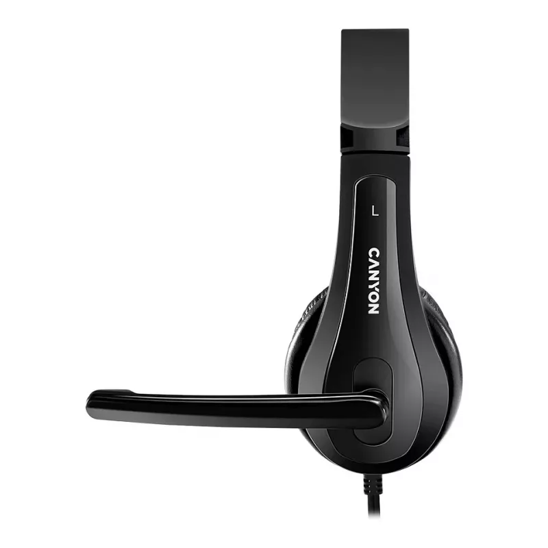 CANYON Cuffie PC CHSU-1 PC Mic USB 2m Nero