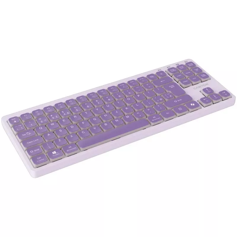 CANYON Tastiera OnType 10 Low Profile EN Cablata Viola