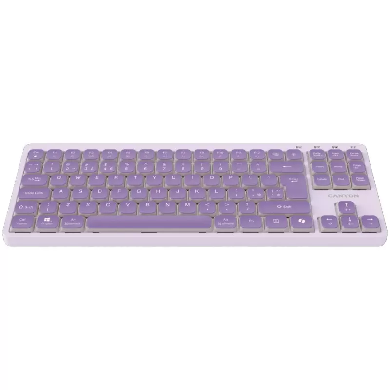 CANYON Tastiera OnType 10 Low Profile EN Cablata Viola