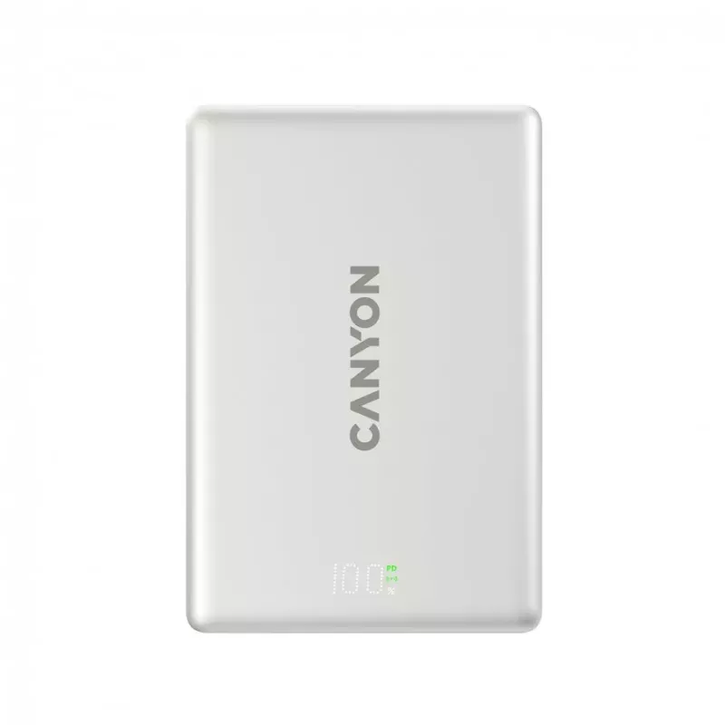 CANYON Power Bank Magnetico OnPower 511 PD20W 10000mAh Alluminio Star Grey